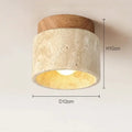 DecorBites™ Yellow Marble Ceiling Light for Home or Commercial Spaces