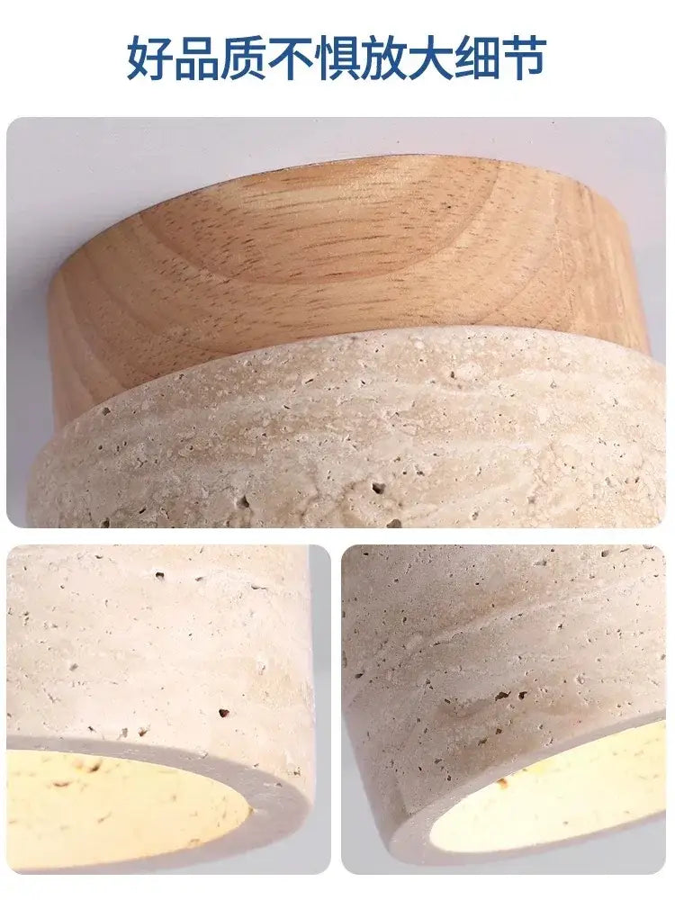 DecorBites™ Yellow Marble Ceiling Light for Home or Commercial Spaces