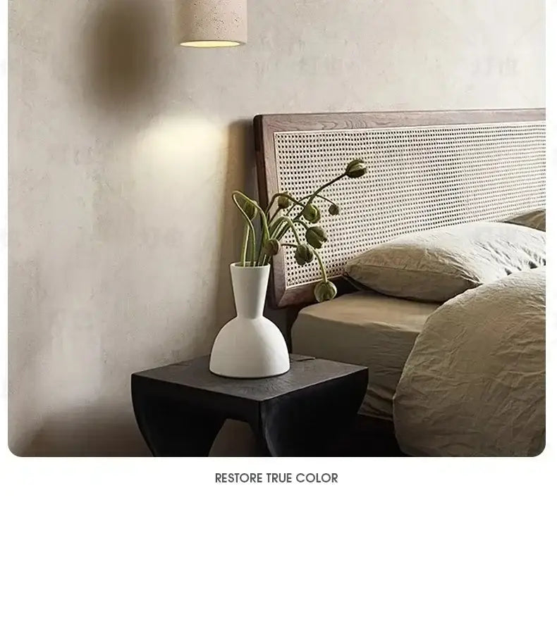 DecorBites™ Yellow Stone LED Pendant Chandelier - Retro Nordic Style
