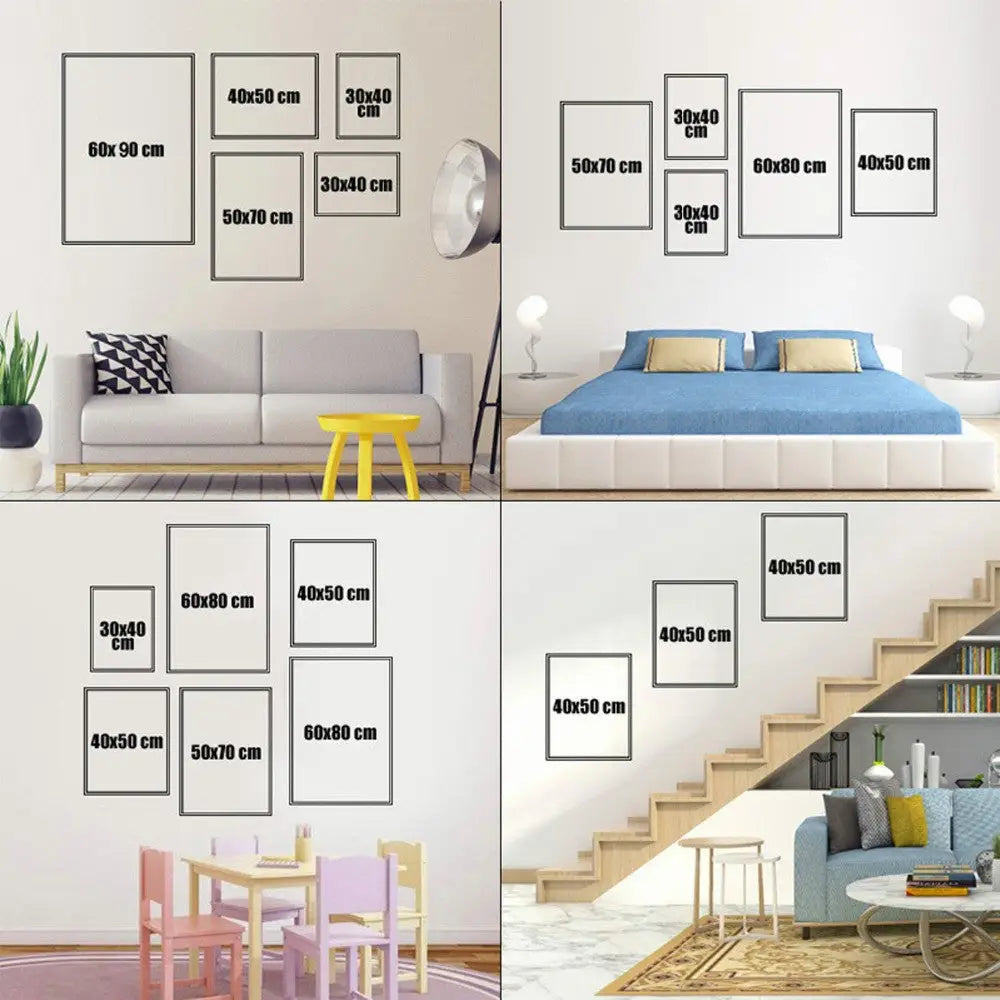DecorBites™ Yellow Sun Rising Horizon Wall Art