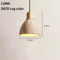 DecorBites™ Yellow Travertine Pendant Light for Kitchen Island