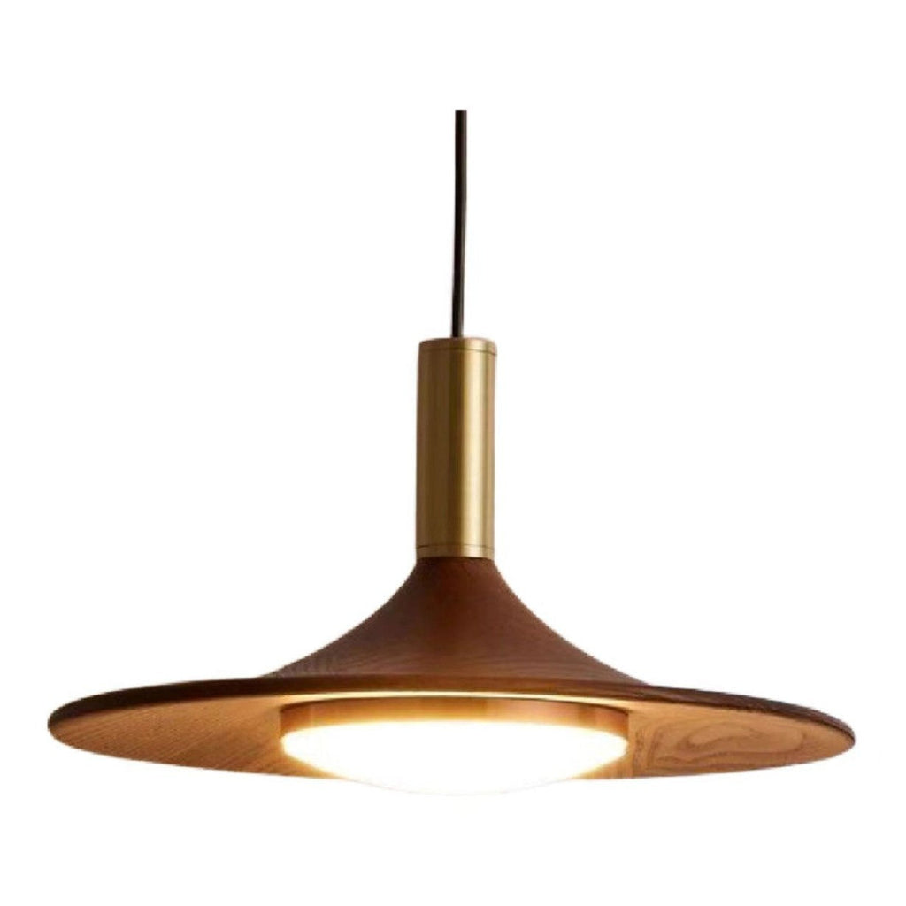 Lustre de salle à manger, simple, noyer, créatif