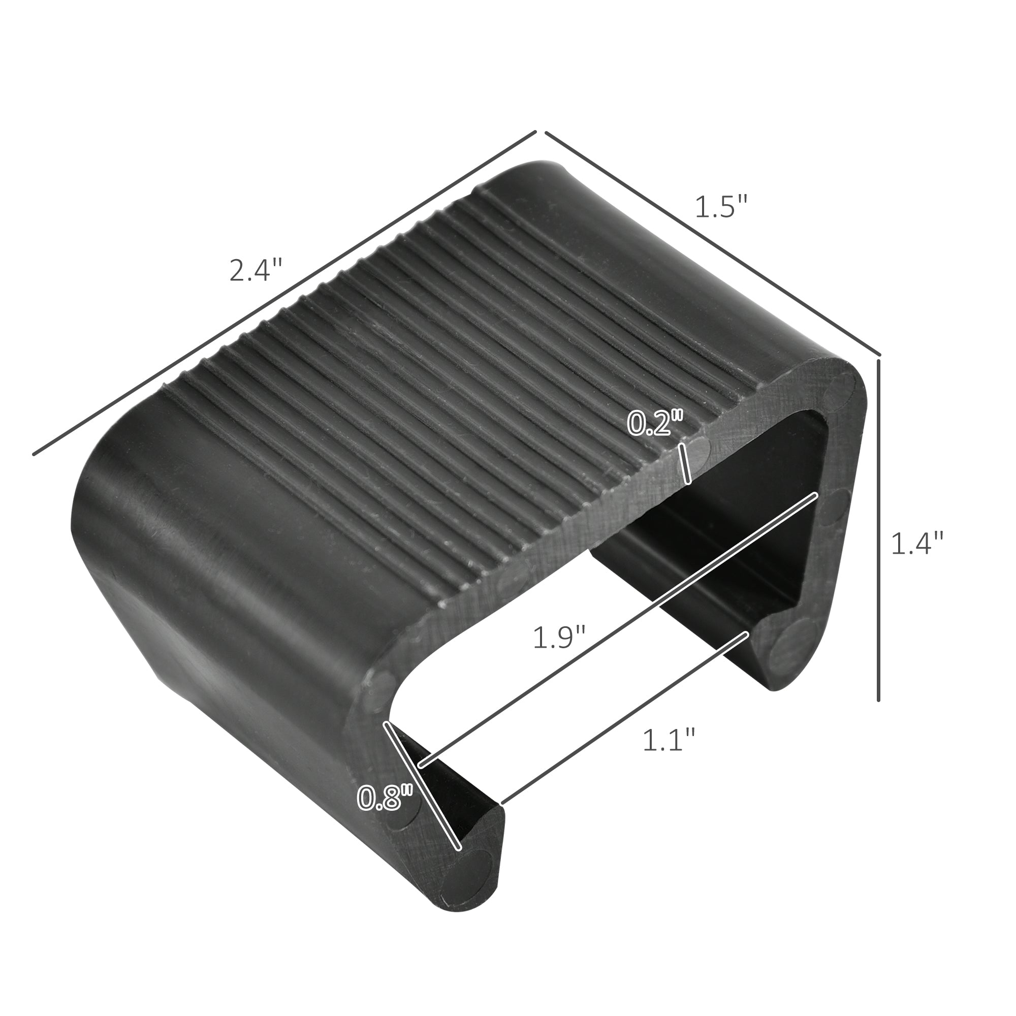 Furniture Clips, Outdoor Sectional Couch Connectors, Wicker Furniture/Chair Clamps for a Module Patio Sofa, Set of 10