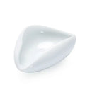 Elegant white ceramic dose trays and tea spoon set for kitchen