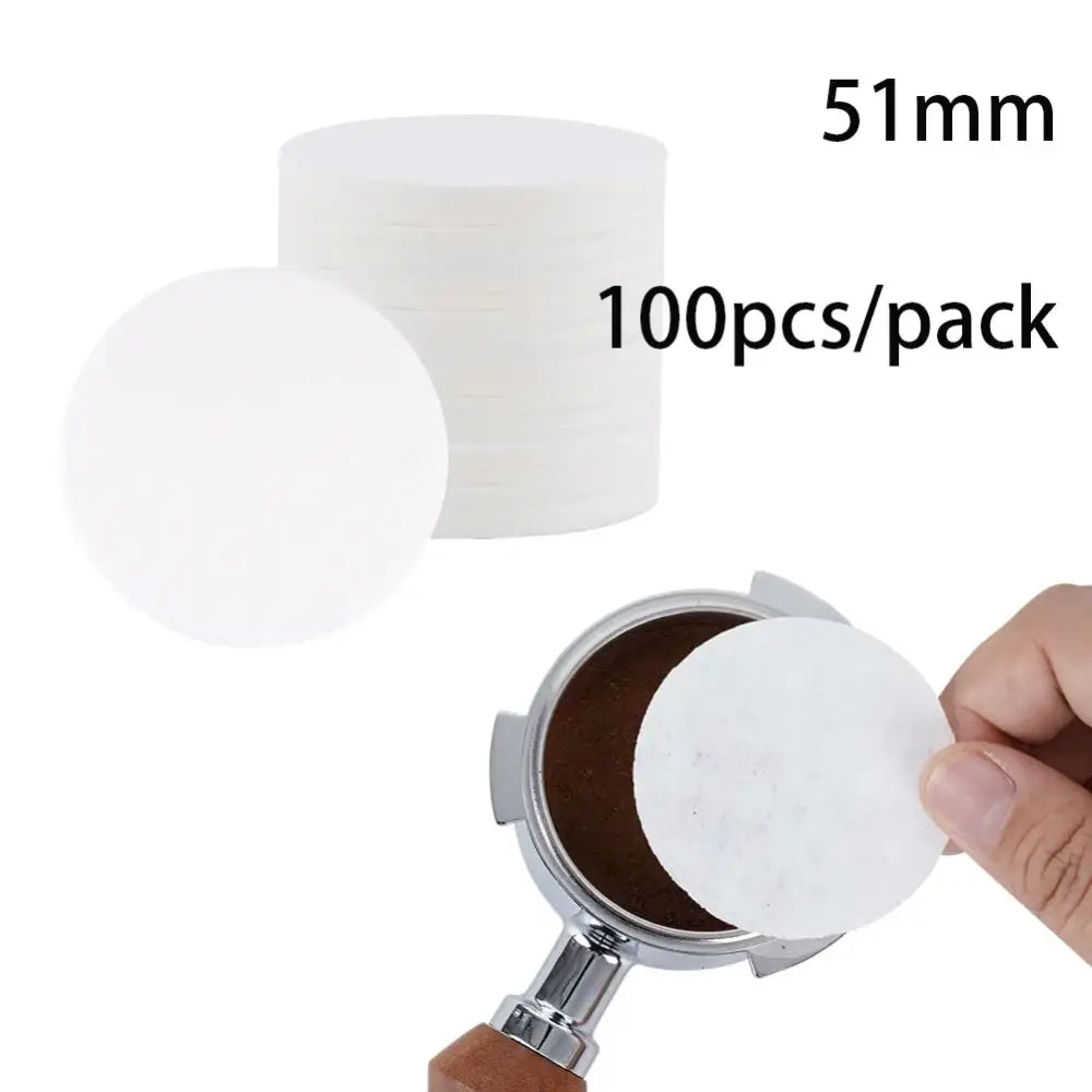 Espresso coffee filter papers kitchen portafilter accessory 100 pack