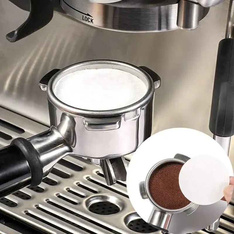 Espresso coffee filter papers kitchen portafilter accessory 100 pack