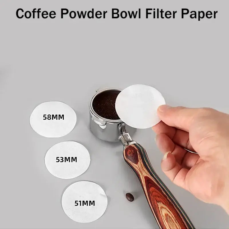 Espresso coffee filter papers kitchen portafilter accessory 100 pack