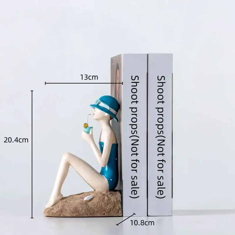 Floral crown woman resin figure sculpture living room decor