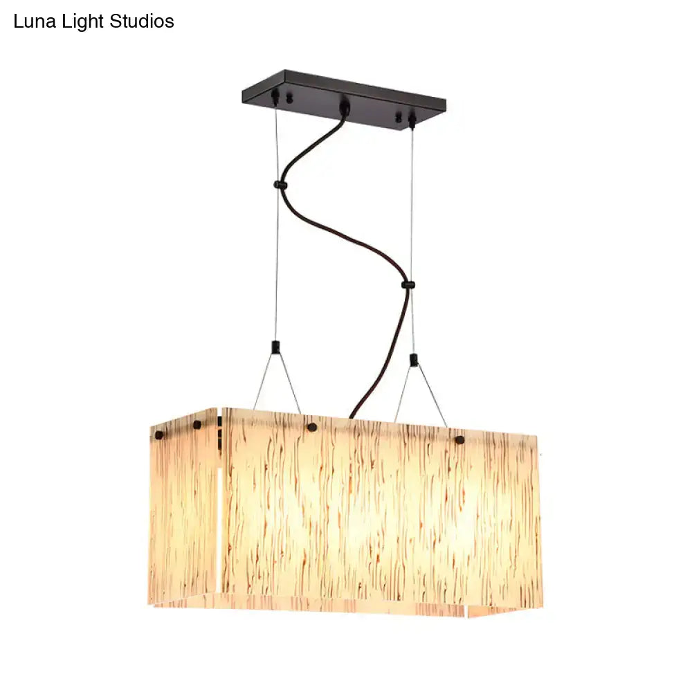Glass Island Pendant Light Modern 4 Heads