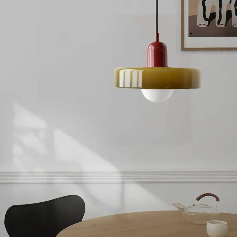 Glass Pendant Lighting Bauhaus Style