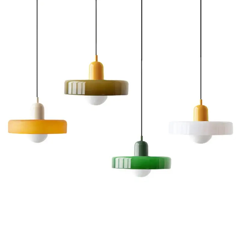 Glass Pendant Lighting Bauhaus Style