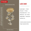 Gold butterfly chandelier living room pendant light