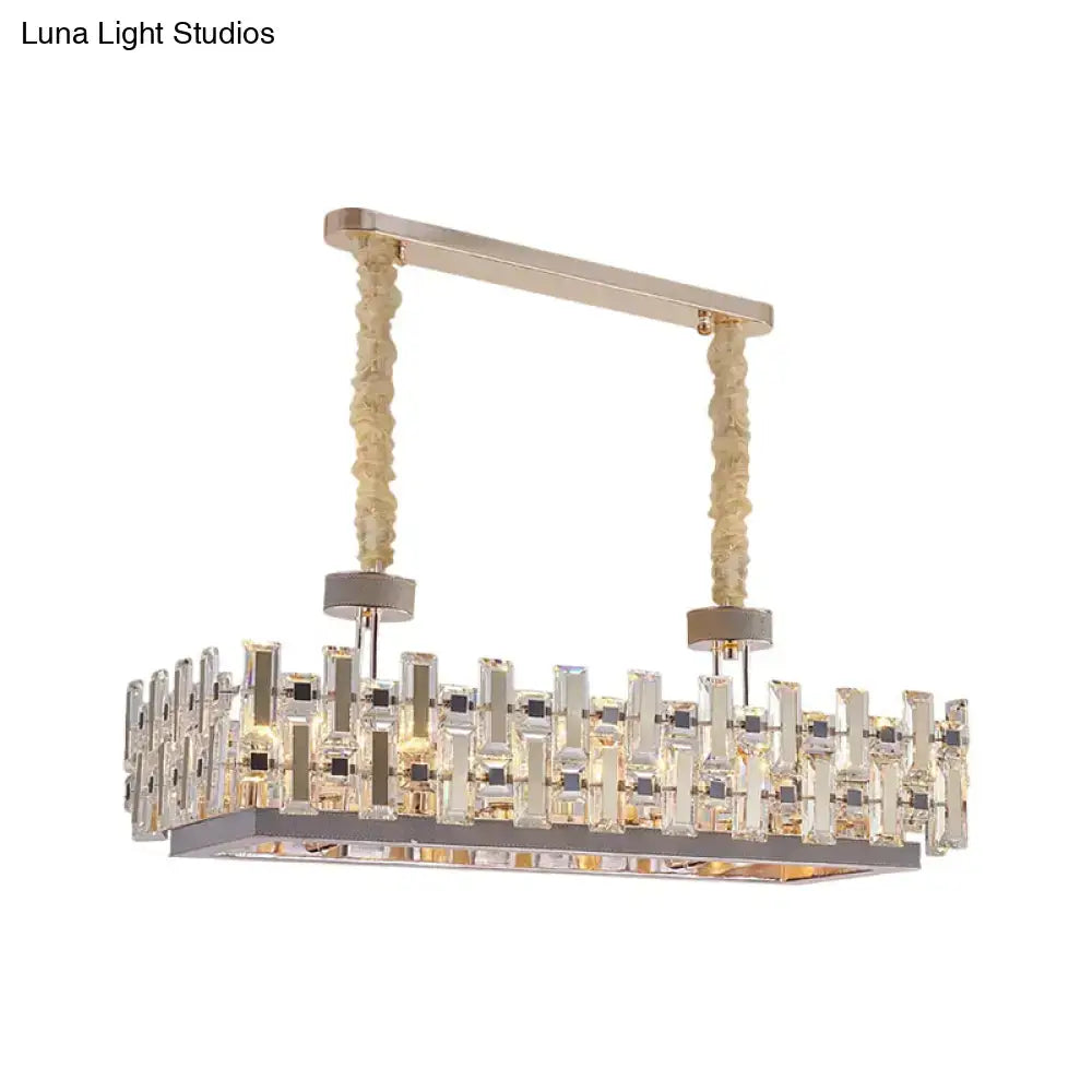 Gold Island Light 12-Bulb Crystal