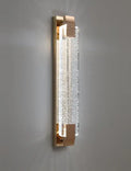 Gold textured bubble glass led wall lamp bedroom sconce