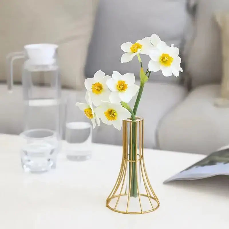 Gold Vase Modern Desk Decoration