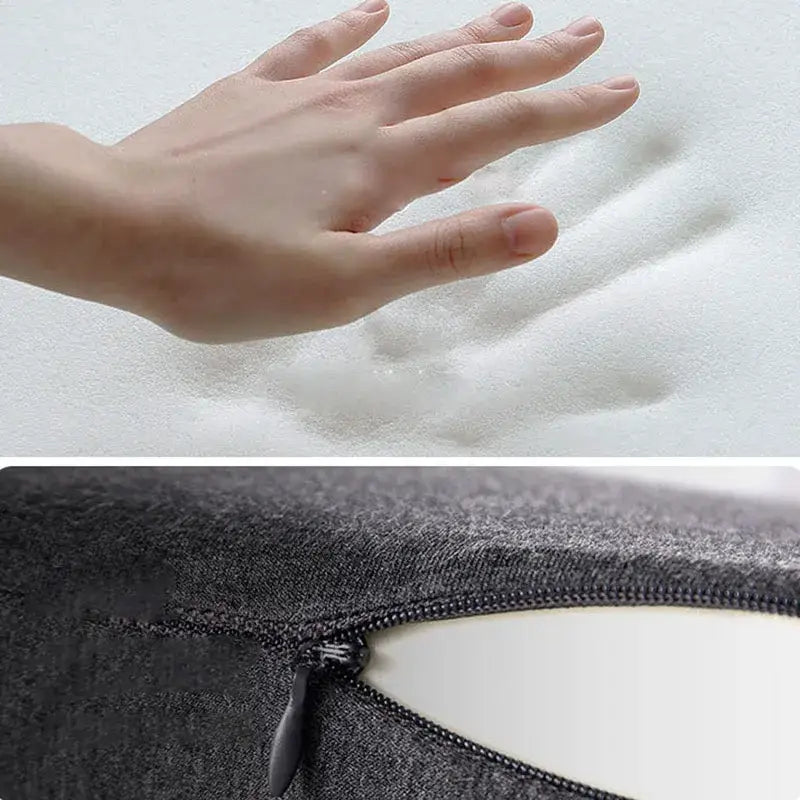 Gray butterfly memory foam cervical support pillow bedroom orthopaedic