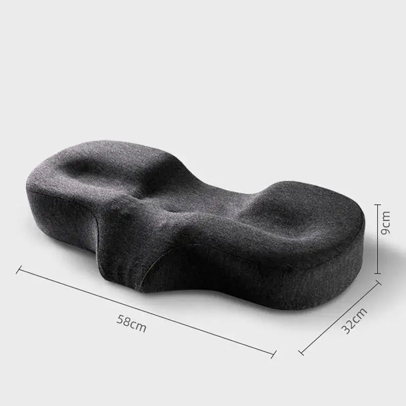 Gray butterfly memory foam cervical support pillow bedroom orthopaedic