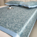 Gray & lavender branch pattern bed mat set bedroom cooling mattress