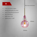 Hand-blown colorful candy glass chandelier pendant light dining room