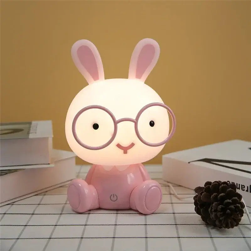 Hello kitty red & pink cartoon animal night light bedroom lamp