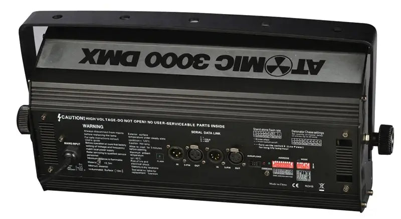 Industrial black 3000w strobe light stage flash for event venue