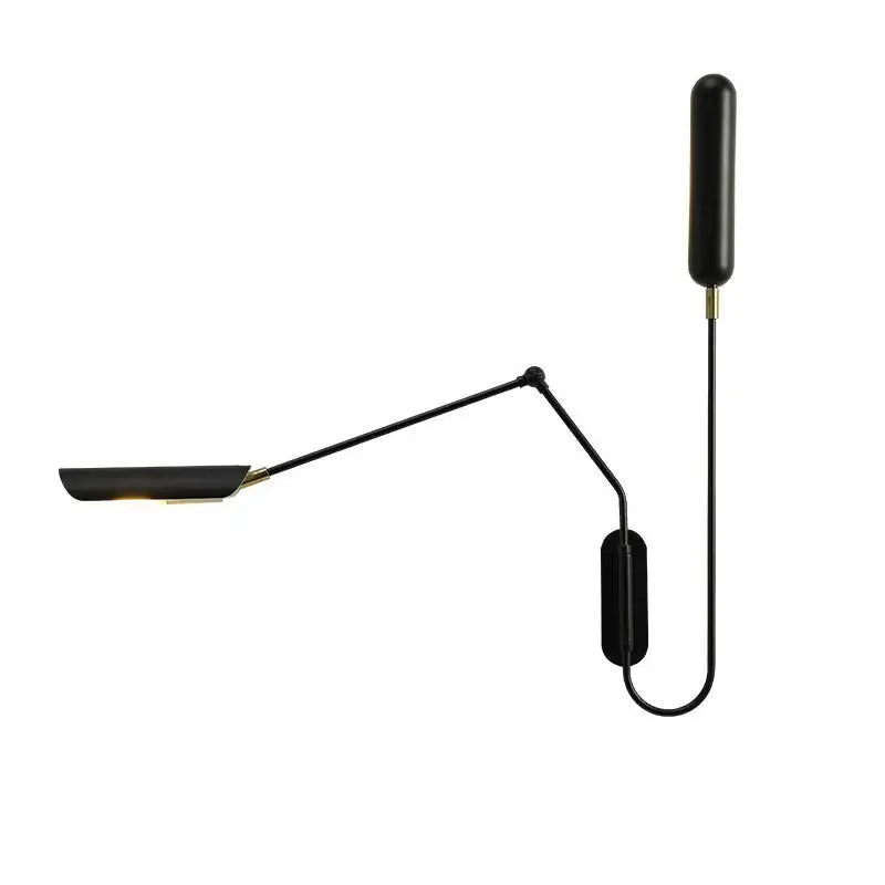 Industrial black emma industrial wall lamp bedroom reading light