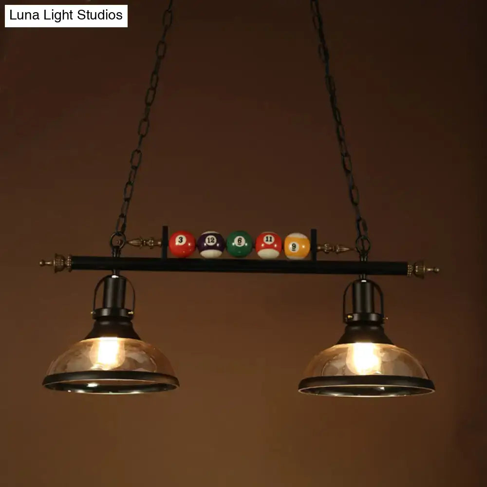 Industrial black island pendant light kit – kitchen billiard light