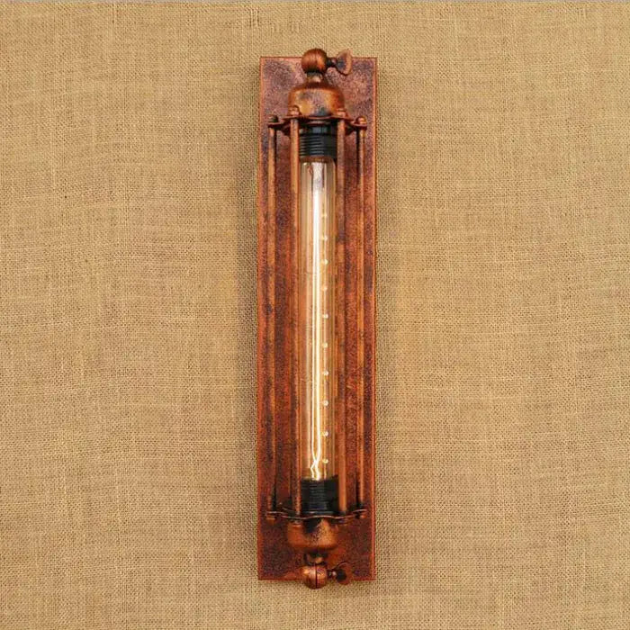 Industrial black rustic edison wall light kitchen metal sconce