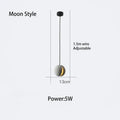 Industrial minimalist concrete and gold pendant lamp kitchen light