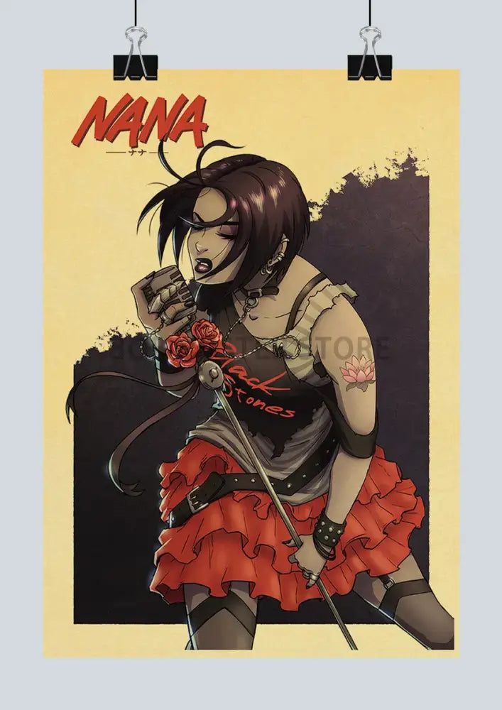 Japanese Anime Retro Posters Kraft Paper
