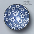 Japanese blue and white kung fu tea cup dining room porcelain bowl