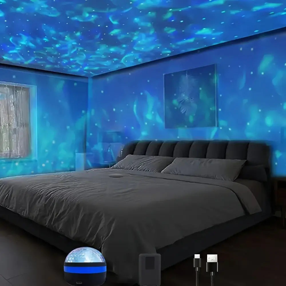 LED Galaxy Star Projector Light Remote