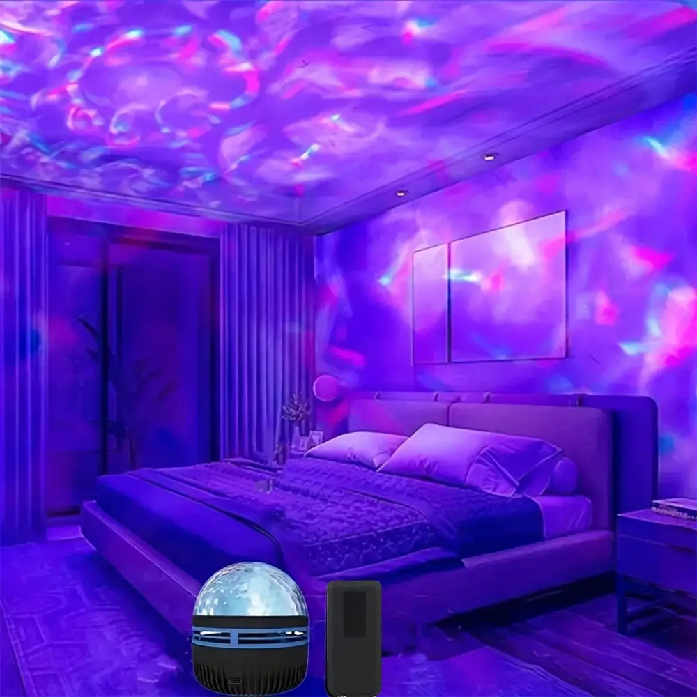 LED Galaxy Star Projector Light Remote