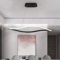 LED Island Lamp Black Leaf Frame