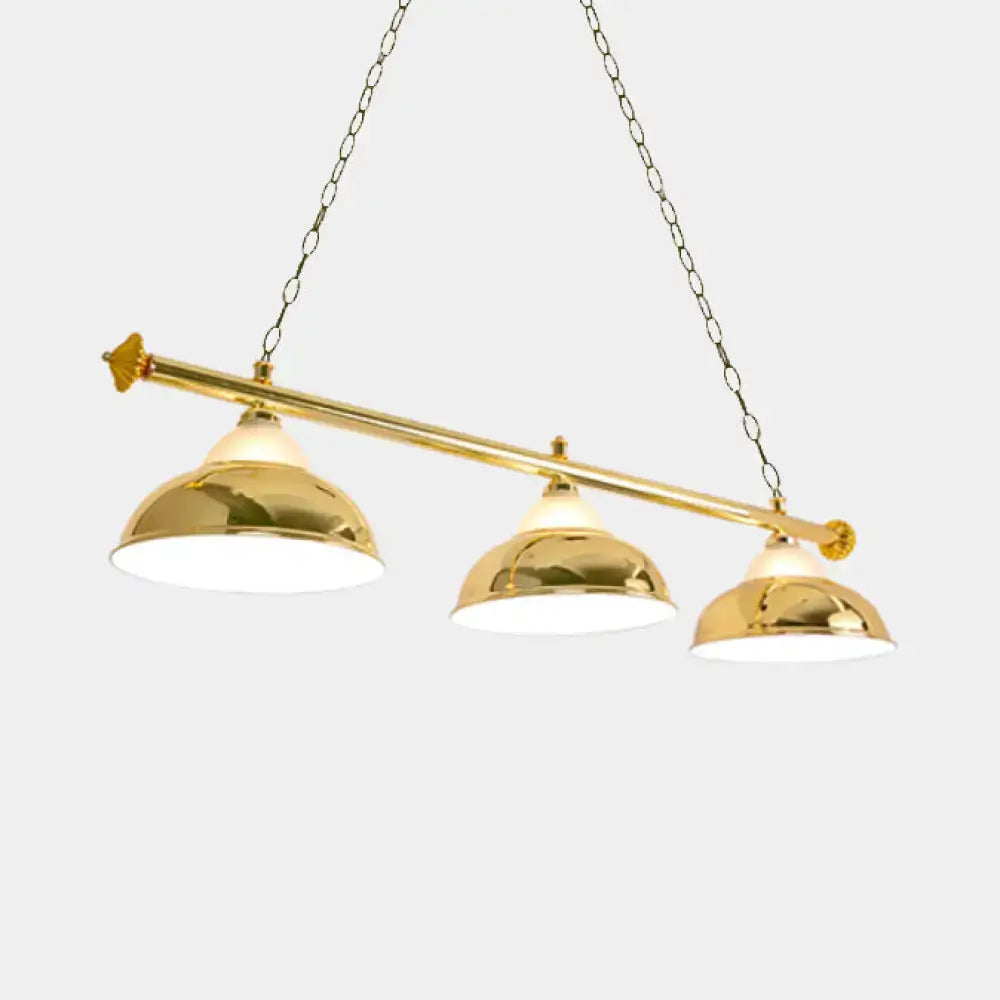 Loft chrome double bubble pendant light for dining room