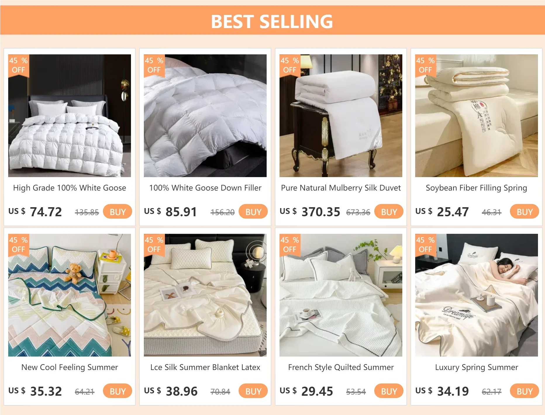 DecorBites™ Luxurious Mulberry Silk Bedding Set with Satin Finish