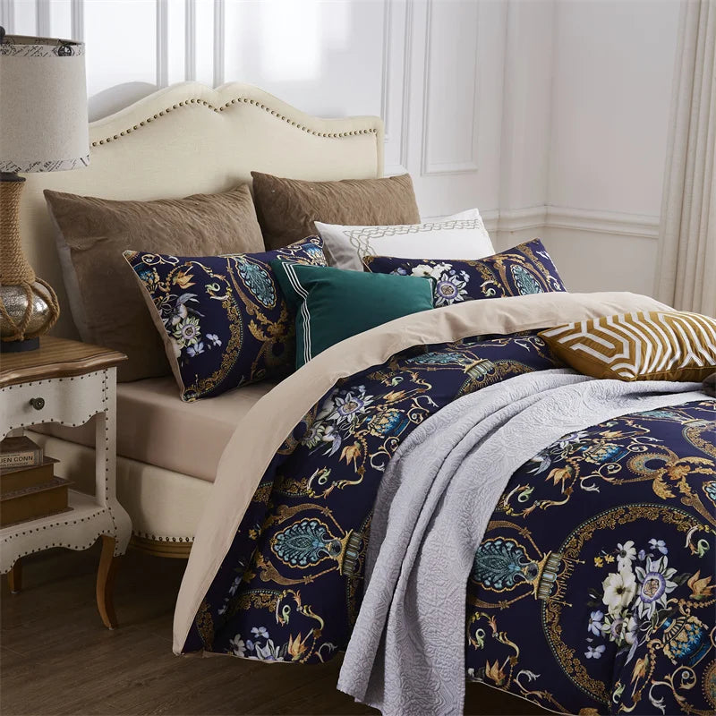 DecorBites™ Luxury Egyptian Cotton Flamingo Bedding Set - Queen/King