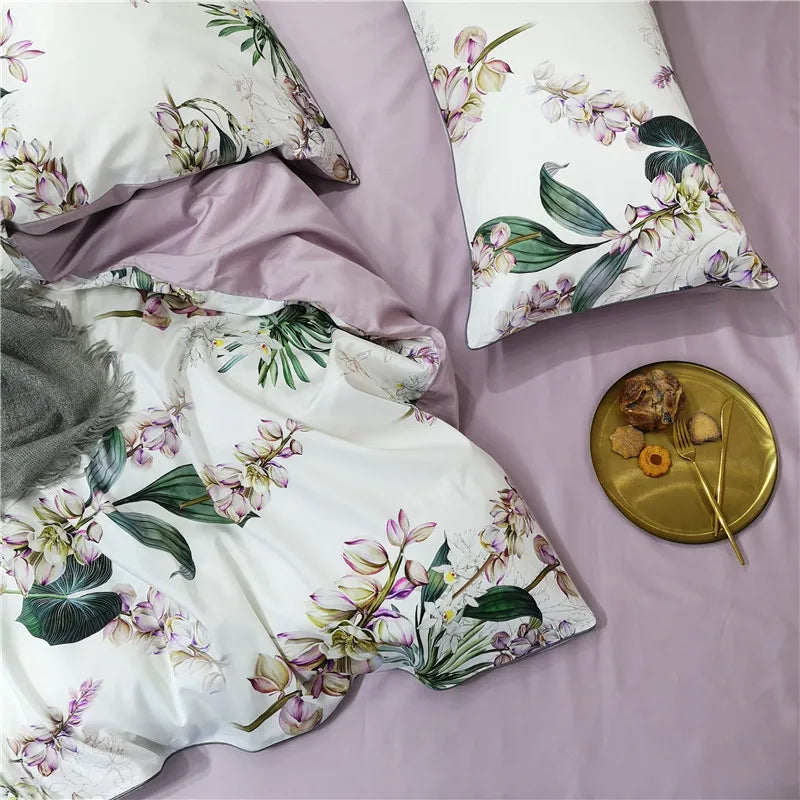 DecorBites™ Luxury Egyptian Cotton Flamingo Bedding Set - Queen/King