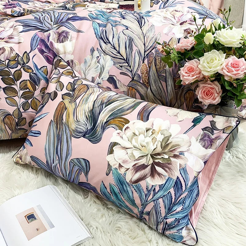 DecorBites™ Luxury Egyptian Cotton Flamingo Bedding Set - Queen/King