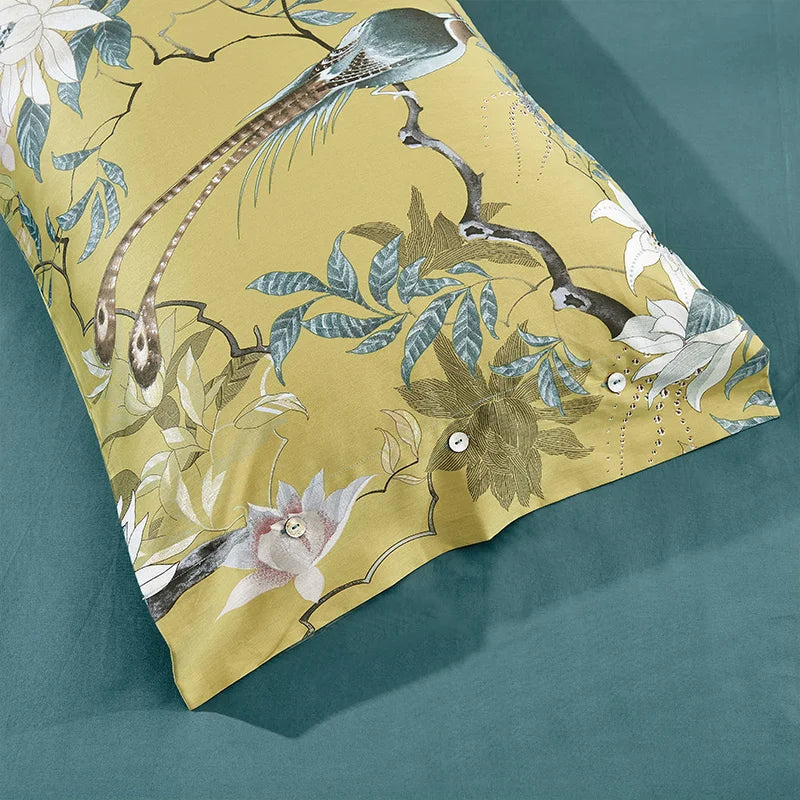 DecorBites™ Luxury Egyptian Cotton Flamingo Bedding Set - Queen/King