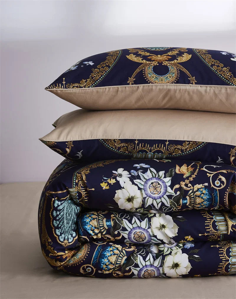 DecorBites™ Luxury Egyptian Cotton Flamingo Bedding Set - Queen/King