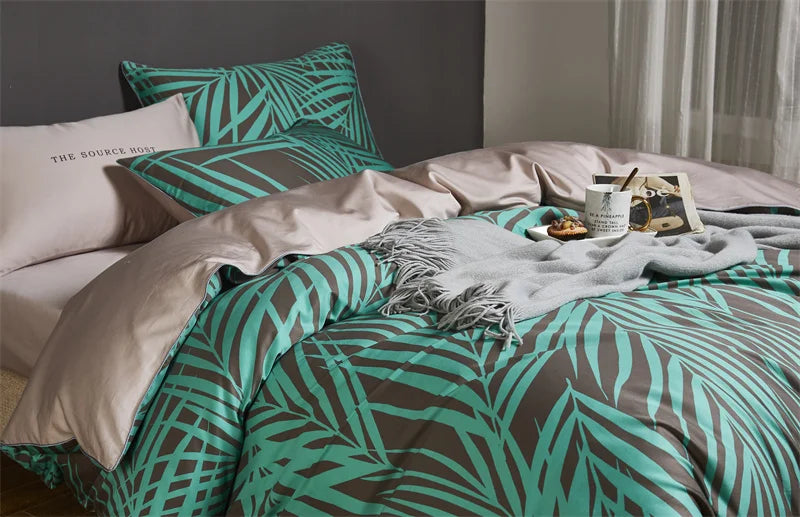 DecorBites™ Luxury Egyptian Cotton Flamingo Bedding Set - Queen/King