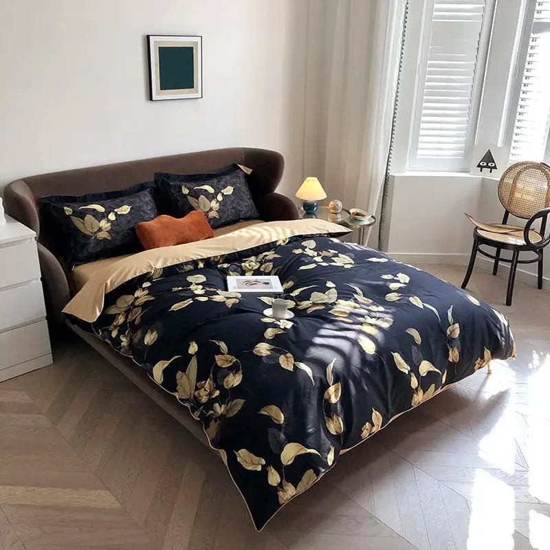 DecorBites™ Luxury Egyptian Cotton Flamingo Bedding Set - Queen/King