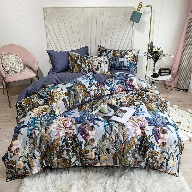 DecorBites™ Luxury Egyptian Cotton Flamingo Bedding Set - Queen/King
