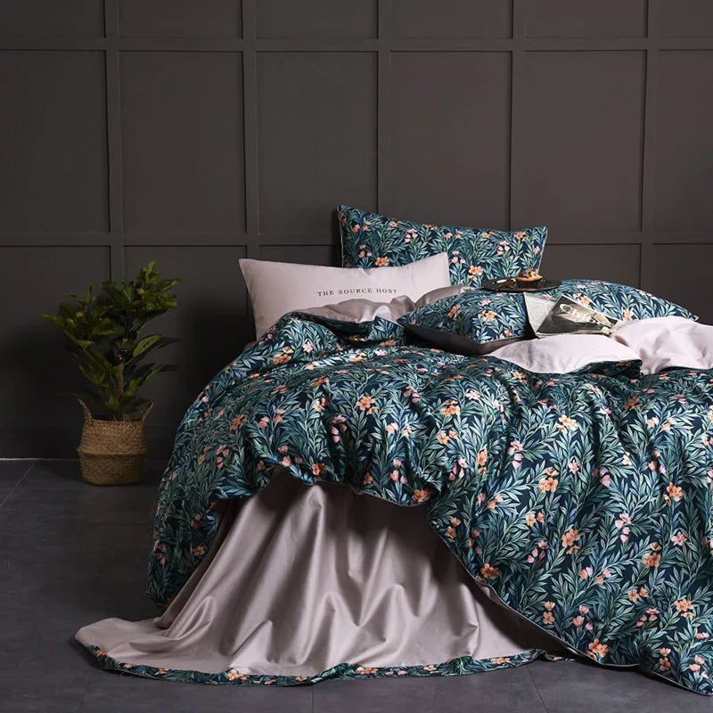DecorBites™ Luxury Egyptian Cotton Flamingo Bedding Set - Queen/King