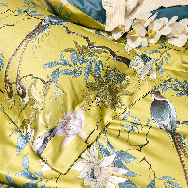 DecorBites™ Luxury Egyptian Cotton Flamingo Bedding Set - Queen/King