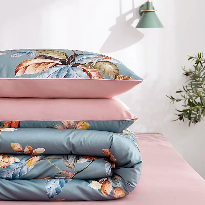 DecorBites™ Luxury Egyptian Cotton Flamingo Bedding Set - Queen/King