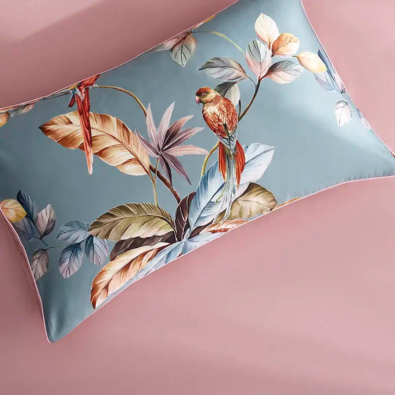 DecorBites™ Luxury Egyptian Cotton Flamingo Bedding Set - Queen/King