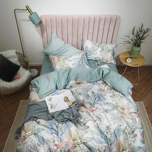 DecorBites™ Luxury Egyptian Cotton Flamingo Bedding Set - Queen/King