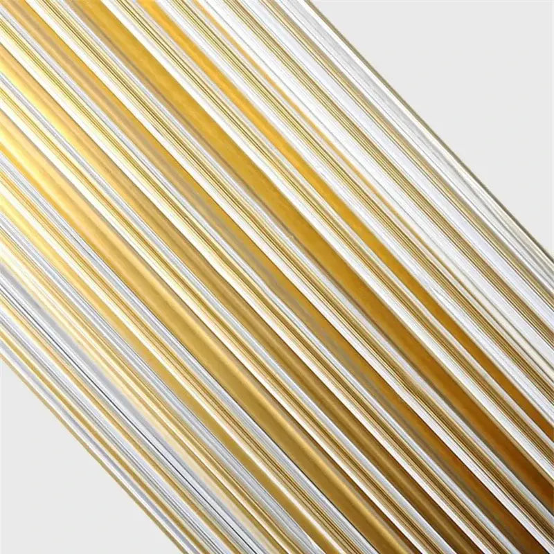 Luxury gold crystal led wall sconce bedroom glass prism light